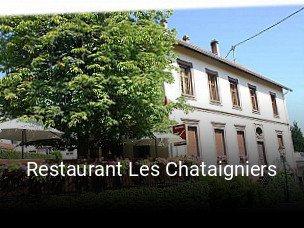 Restaurant Les Chataigniers réservation de table