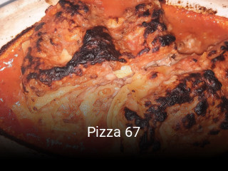 Pizza 67 réservation de table