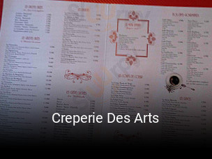Creperie Des Arts réservation