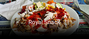 Royal Snack réservation de table