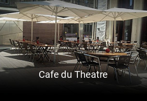 Cafe du Theatre réservation de table