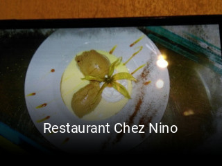 Restaurant Chez Nino réservation en ligne