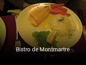 Bistro de Montmartre réservation de table