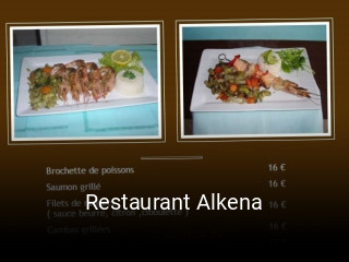 Restaurant Alkena réservation de table