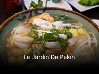 Le Jardin De Pekin réservation en ligne