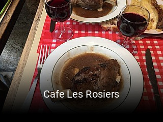 Cafe Les Rosiers réservation de table