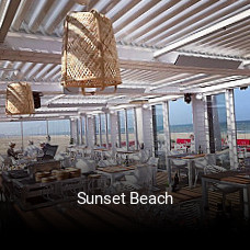 Réserver une table chez Sunset Beach maintenant