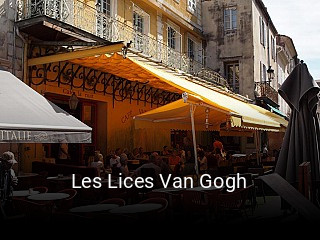 Réserver une table chez Les Lices Van Gogh maintenant