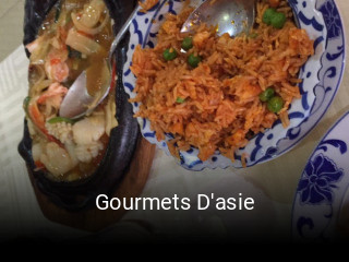 Gourmets D'asie réservation