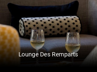 Lounge Des Remparts réservation