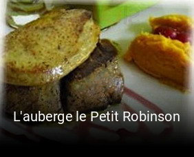 L'auberge le Petit Robinson réservation en ligne