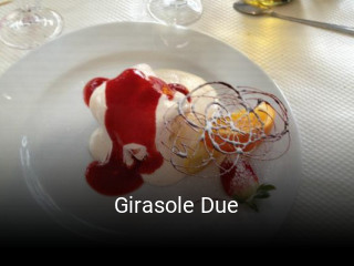 Girasole Due réservation de table